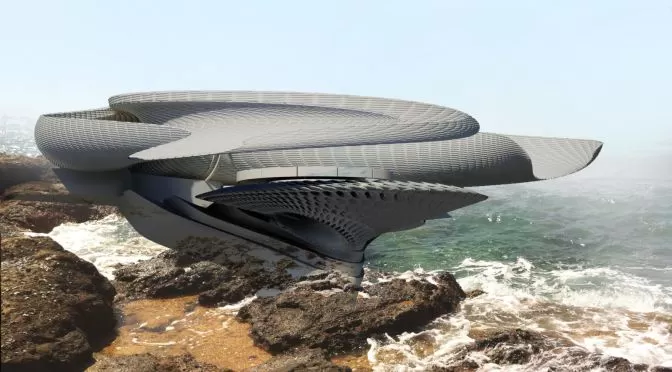 La casa che trae energia dalle onde del mare