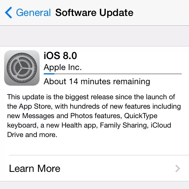 iOS 8 disponibile per il download. Ma non è una rivoluzione