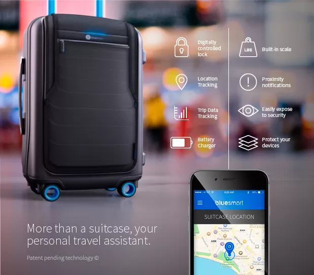 Bluesmart Valigia intelligente per viaggiatori…distratti