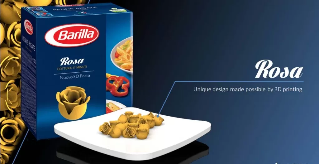 Barilla usa la stampa 3D per inventare nuove forme di pasta