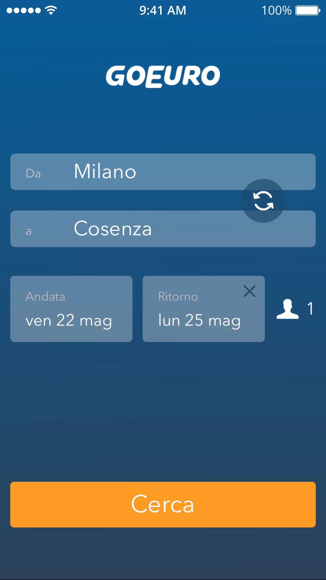 Organizza il tuo viaggio con GoEuro: la App che include aereo, treno ed autobus in un click