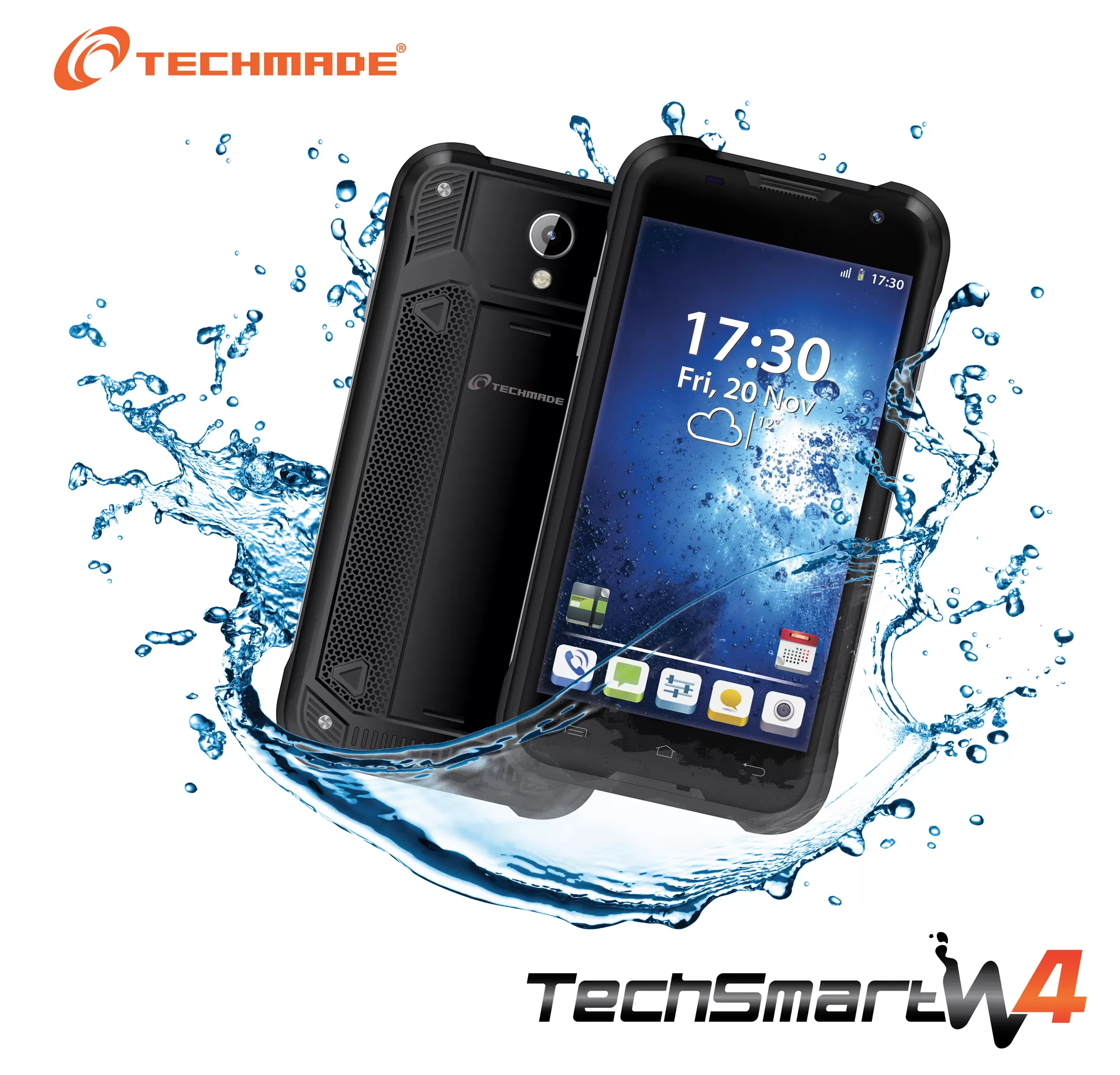 Techmade Techsmart W4 smartphone resistente all’acqua