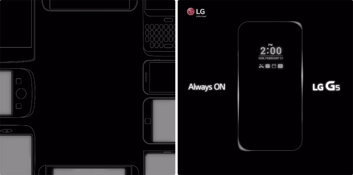 LG G5 con display always on atteso per il 21 Febbraio