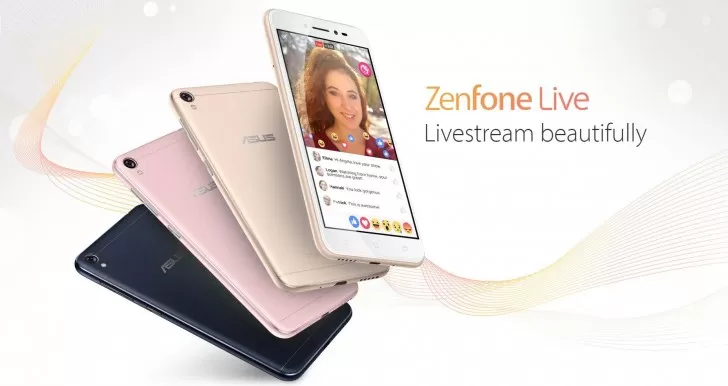 Asus Zenfone Live, primo smartphone con live streaming “ritoccato”