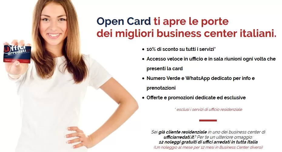 Viaggiare per lavoro ed accedere a uffici in tutta Italia: ora c’è l’Open Card