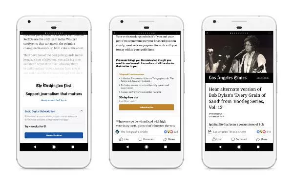 Facebook: news a pagamento anche in Italia, come funzionano